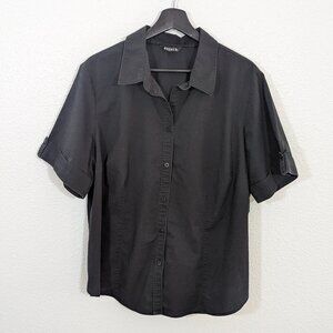 Women's George 2X (18W-20W) Button Down Blouse
